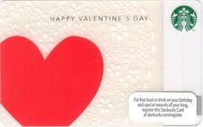 2013 STARBUCKS Valentines Doily Card NEW picture