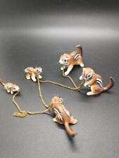 Vintage Chipmunk Family Japan Tiny Treasures picture