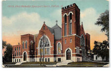 Illinois-IL-DeKalb-First Methodist Episcopal Church-Antique Postcard picture