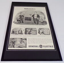 1955 General Electric Light Bulbs Framed 11x17 ORIGINAL Advertising Poster picture