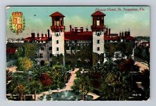 St Augustine FL-Florida, Alcazar Hotel, Advertising, Antique Vintage Postcard picture