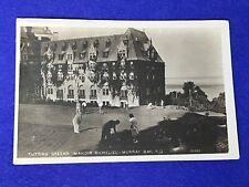 1947 CANADA MURRAY BAY QUEBEC MANOIR RICHELIEU GOLF COURSE RPPC  PHOTO STAMP US picture