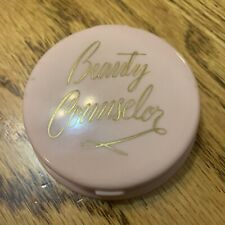 Beauty Counselor Celluloid Compact Pressed Powder Fair Rose Vintage picture