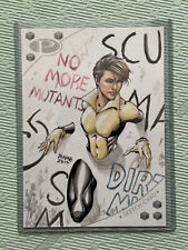 2017 UD Marvel Premier 5x7 Sketch Card Kitty Pryde by Eman Casallos picture