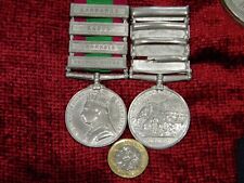 Replica Copy 4 Bar 1881 Victorian Afghanistan Medal Full Size  picture