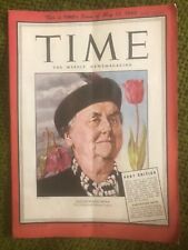 Time Magazine WWII Queen Wilhelmina Issue May 13, 1945 Armed Forces Edition picture