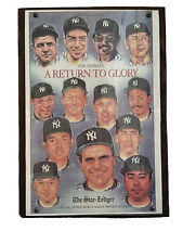 Rare 1996 Yankees A Return To Glory - Star Ledger Cover Art picture