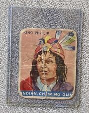 1931 Goudey Indian Gum Company King Phillip #30 picture