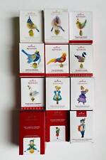 Hallmark Twelve Days of Christmas Ornaments 2011-2022 Complete Set of 12 picture
