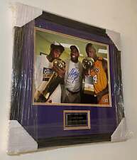 Autographed Magic Johnson Framed Photo - 2000 Finals w Shaq & Kobe picture