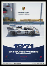 1971 PORSCHE Martini 917KH 24 Hours Le Mans van Lennep Marko Ltd Ed 200 Poster picture