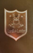 Lord's of London Menu Vintage Original picture