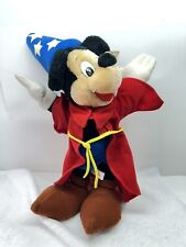 Vintage Walt Disney World Mickey Mouse Fantasia Wizard Plush Toy 14