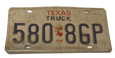 Vintage 1986 Texas Sesquicentennial Vanity License Plate Truck 580-8GP picture