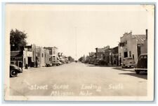 1943 Street Scene Looking South Atkinson Nebraska NE RPPC Photo Postcard picture