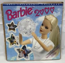 SEALED Vintage Barbie 2000 Friendship Wall Calendar w/ Stickers - Millennium Ed. picture