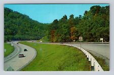 Wheeling WV-West Virginia, Interstates Highway, Route 70, Vintage Postcard picture