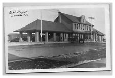 Postcard Lewiston Idaho Train Depot RPPC picture