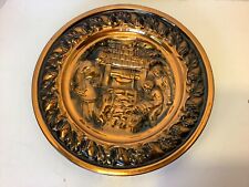 Vintage Mid Century Coppercraft Guild Copper Wall Decor Plate Family at Well picture