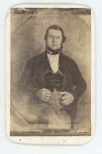 Antique CDV Circa 1870s Large Older Man With Chin Beard Newell Philadelphia, PA picture