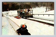 Lenox MA-Massachusetts, Tobogganing at Eastover, the Berkshires Vintage Postcard picture