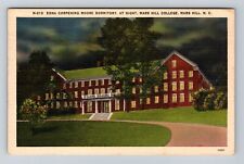 Vtg postcard posted 1953 EDNA CORPENING MOORE DORM, MARS HILL COLLEGE, NC picture