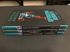Marvel PREMIRE ED. Comics Captain America by Mark Waid Hardcover Lot Set of 3 picture