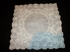 Appenzell Type Whitework Embroidered Handkerchief Hankie Bridal Wedding picture