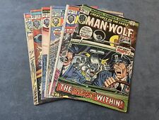 Creatures on the Loose #31 32 34-37 Man-Wolf 1974 Marvel Comic Lot Low Grades picture