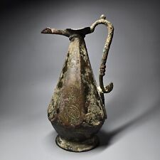 A VERY IMPORTANT ISLAMIC SELJUK BRONZE EWER. VERY NICE SHAPED. picture