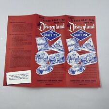 1950's TANNER GRAY LINE TOUR TO DISNEYLAND PAMPHLET picture