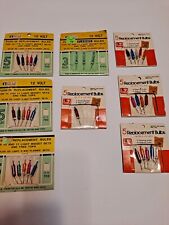 Variety Lot Vintage Replacement Christmas Tree Lights Bulbs 12 Volt & 3.5 Volt picture
