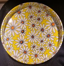 Vintage 1960's Modern Metal Daisy Tray Mid Century Modern picture