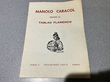 PHOTO 1960'S PEOPLE TABLAO FLAMENCO LOS CANASTEROS MANOLO CARACOL MADRID SPAIN picture