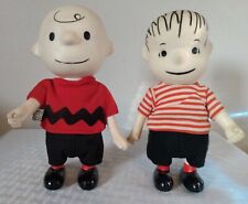 Vintage 1960's Peanuts Pocket Dolls Charlie Brown & Linus picture