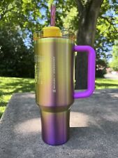 Starbucks x Stanley Summer 2024 Collab 40 oz Tumbler NEW Purple Gold SHIPS NOW picture