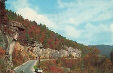 Postcard TN Jellico Tennessee Dripping Rock Station Wagon Foliage Highway A15 picture