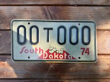 1974 South Dakota Truck Sample License Plates picture