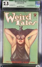 Weird Tales October 1933 CGC 2.5 Qualified. Batwoman By Brundage picture
