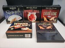4 THEATRE MAGIC DVD GIMMICK TRICKS WONDER LIGHT LEVITATOR SVENGALI WONDER LITE + picture
