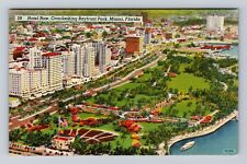 Miami FL-Florida, Hotel Row, Advertisement, Antique, Vintage Souvenir Postcard picture