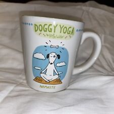 2013 Demdaco Yoga Pals Doggy Yoga Mug Namaste Kathy Weller picture