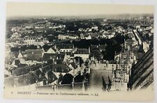 Vintage Bourges France Panorama Towards the Military Establishments RPPC picture