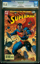 SUPERMAN #205 Jim Lee Variant CGC 9.6 NM/Mint 2004 204 DC Comics picture