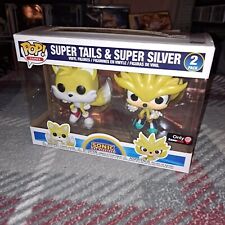Funko POP Super Tails and Super Silver 2 Pack  SDCC 2020 Exclusive GameStop Exc picture