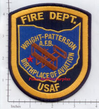 Ohio - Wright Patterson Air Force Base OH Fire Dept Patch Birthplace of Aviation picture