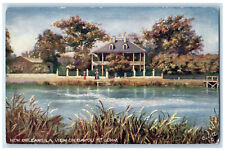 c1910 View on Bayou St. John New Orleans Louisiana LA Oilette Tuck Art Postcard picture