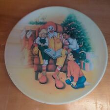 McDonald's Ronald McDonald Holiday Plate Christmas Vintage Plastic Melamine picture