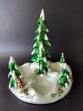 VTG 1999 WATERFORD Snowy Village Christmas Tree, No Box picture