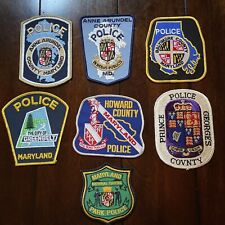 Maryland Police Patches (Anne Arundel/Howard/Baltimore/Prince George/ Greenbelt) picture